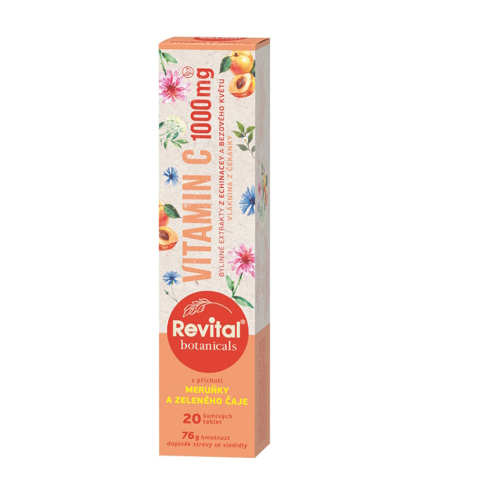 REVITAL Botanicals vitamin C 1000 mg 20 šumivých tablet