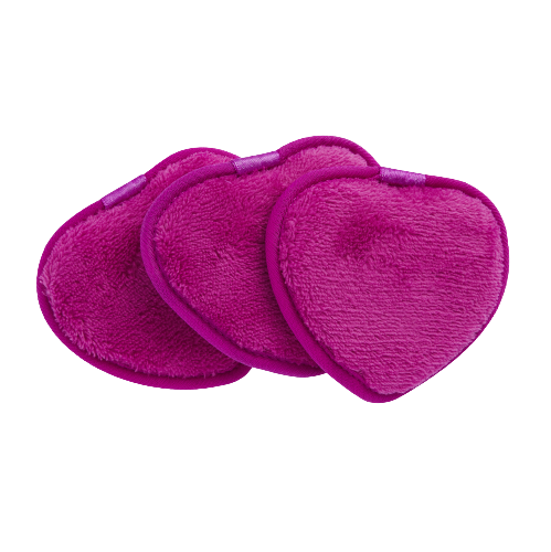 REVOLUTION Cushions Hearts odličovací tampóny 3 ks