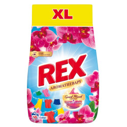 REX Aromatherapy Prací prášek Orchid Color 45 praní 2,475 kg
