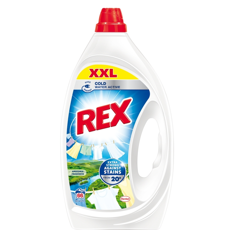 REX Prací gel Amazonia Freshness 66 praní 2,97 l