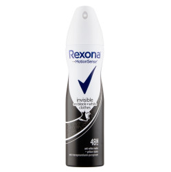 REXONA Invisible on Black + White Clothes Antiperspirant sprej 150 ml