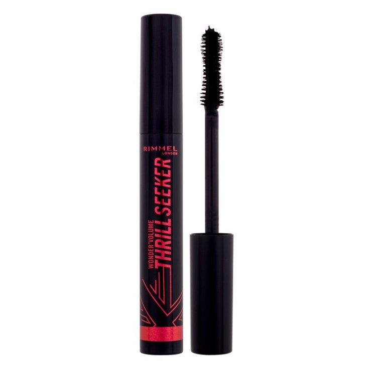 RIMMEL LONDON Thrill Seeker Pitch  Řasenka Black 8 ml