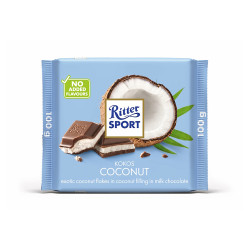 RITTER SPORT Kokosová čokoláda 100 g