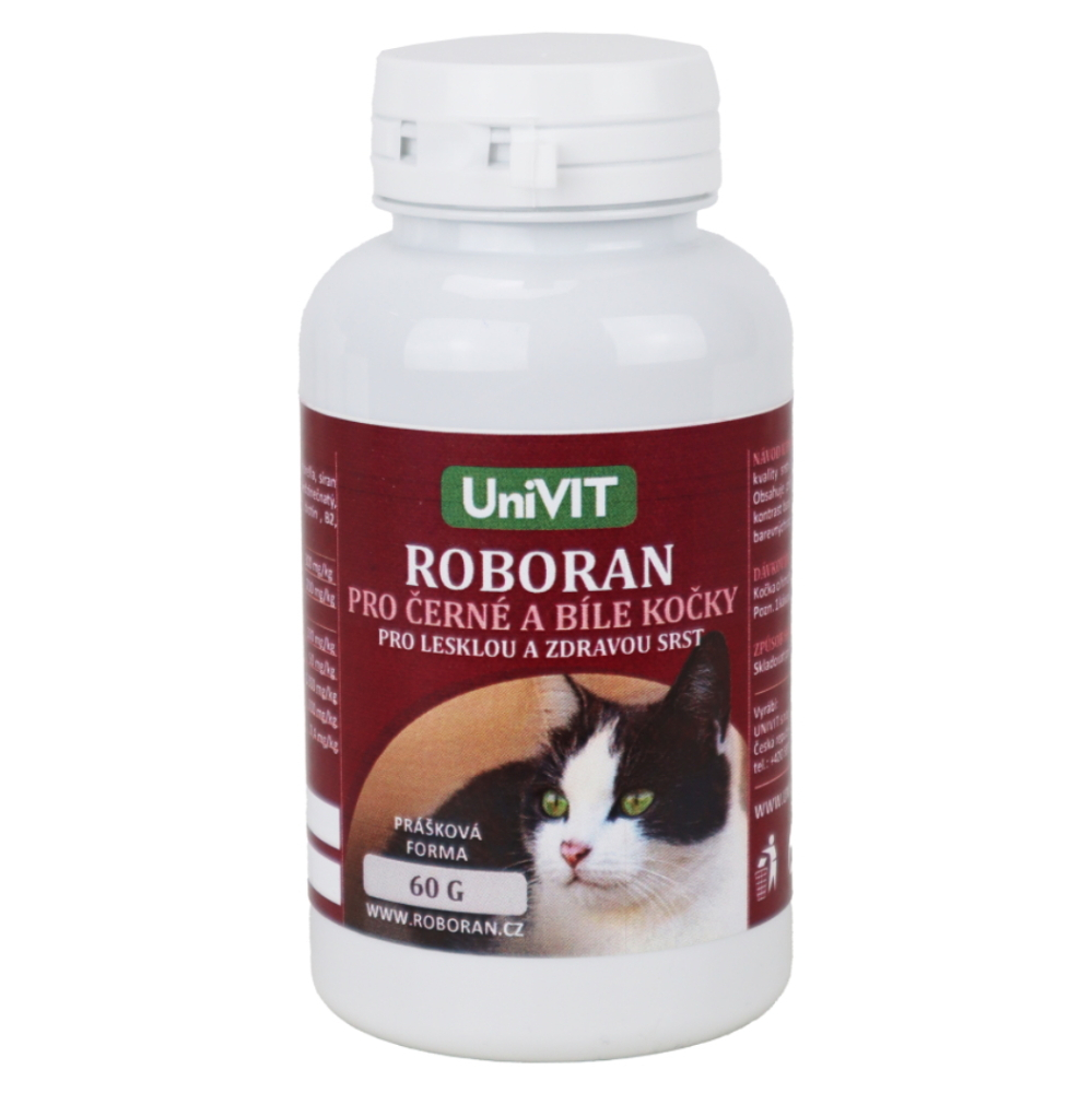 ROBORAN H pro černé a bílé kočky prášek 60 g