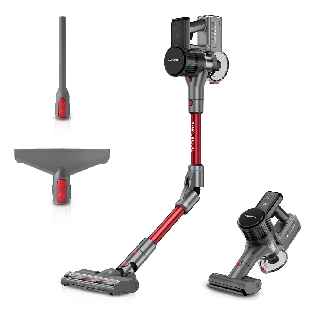 Rohnson Aku bezsáčkový tyčový vysavač M16 Mamba Ultra