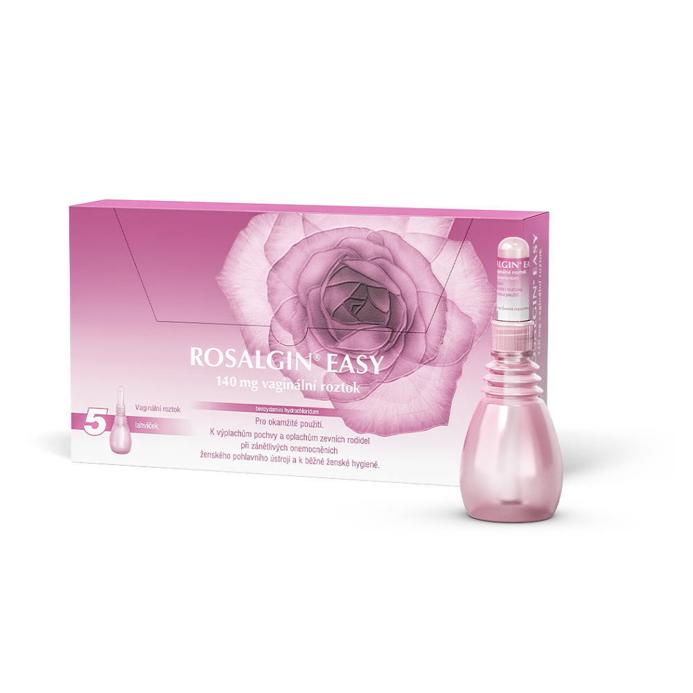 ROSALGIN Easy vaginální roztok 140 mg  5x 140 ml