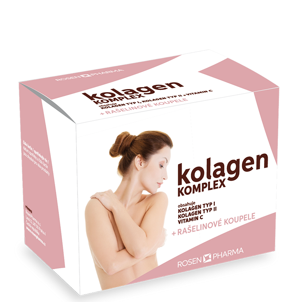 ROSEN PHARMA Kolagen komplex 120 tablet + 2 RosenSpa rašelinové koupele ZDARMA
