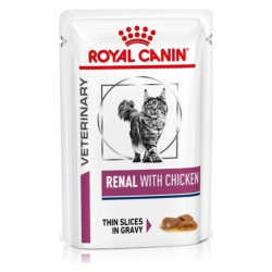 ROYAL CANIN Renal kuřecí kapsa pro kočky 12 x 85 g