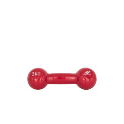 Rucanor Dumbbell činky, Barva: červená, Váha: 2 Kg