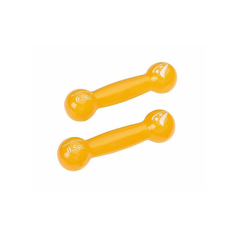 Rucanor Dumbbell činky, Barva: žlutá, Váha:  0,5 Kg