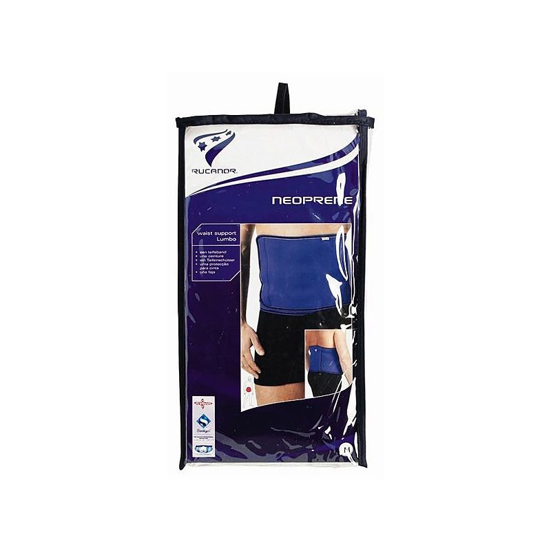 Rucanor Neoprenová bandáž pasu Lumbo, Barva: modrá Velikost: M