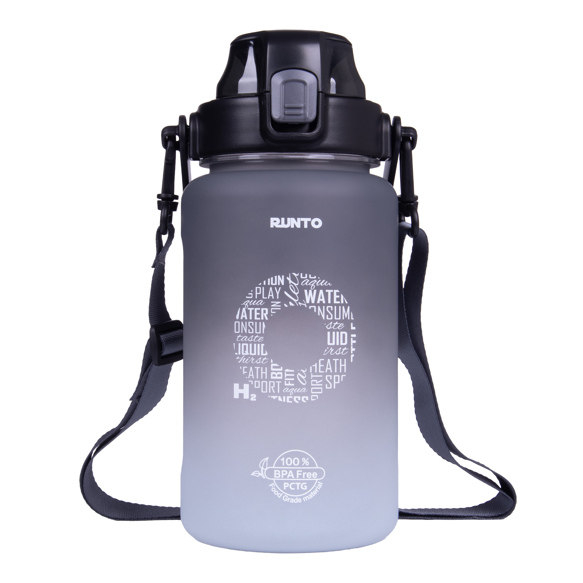 RUNTO Láhev TANKER 1500ml Grey