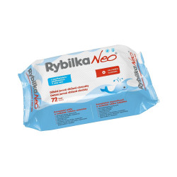 RYBILKA Neo s panthenolem dětské vlhčené ubrousky 72 kusů