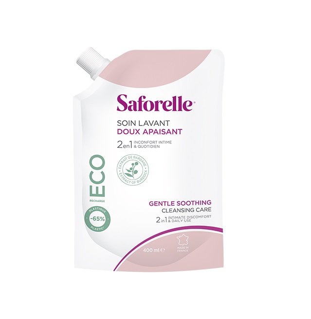 Saforelle Jemný mycí gel ECO pack 400 ml