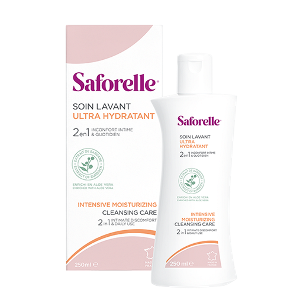 SAFORELLE ULTRA hydratační gel pro intimní hygienu 250 ml