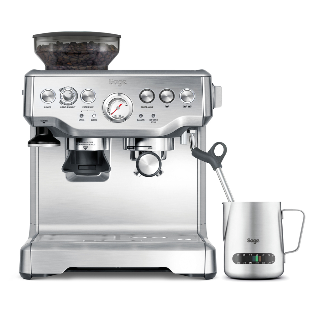 SAGE BES875BSS Espresso pákový kávovar, poškozený obal