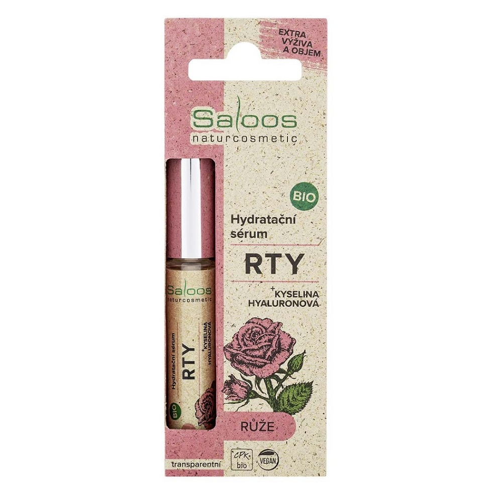 SALOOS Bio Hydratační sérum na rty Růže 7 ml