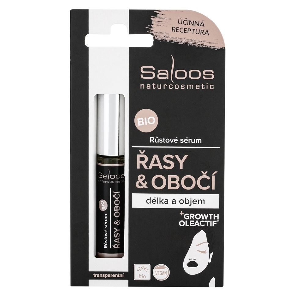 SALOOS Růstové sérum na řasy a obočí BIO 7 ml
