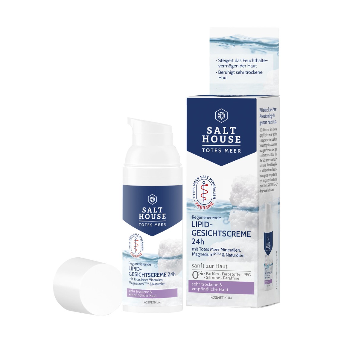 Salt House Hydratační pleťový krém s lipidy 50 ml