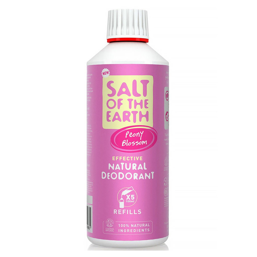 SALT OF THE EARTH Přírodní minerální deodorant Peony Blossom náhradní náplň 500 ml