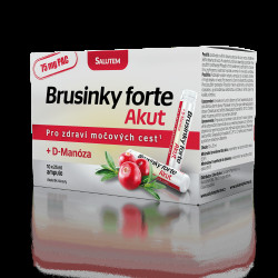 SALUTEM Brusinky forte akut + D-Manóza 10 ampulí