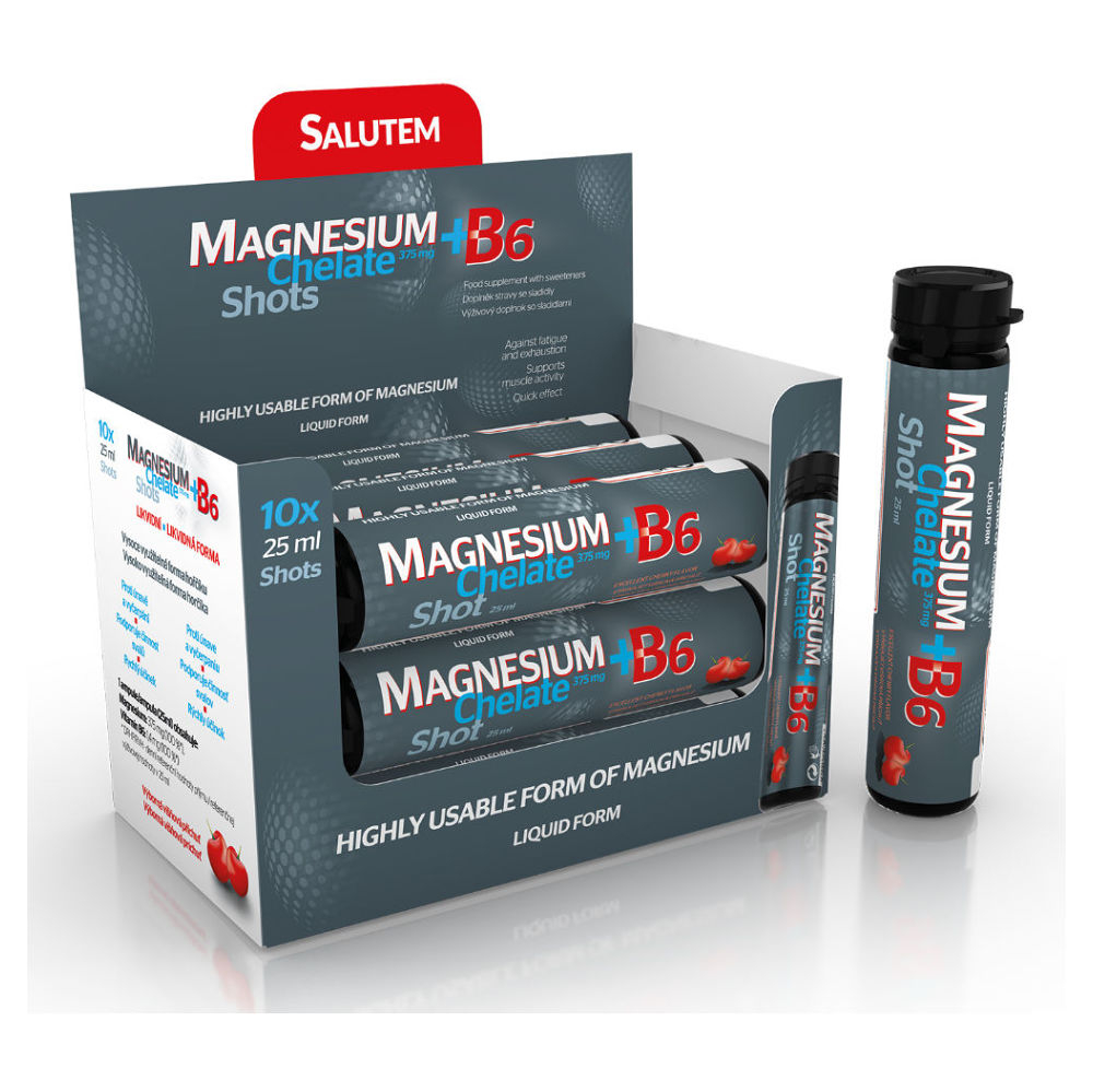 SALUTEM Magnesium Chelate + B6 cherry 10 x 25 ml