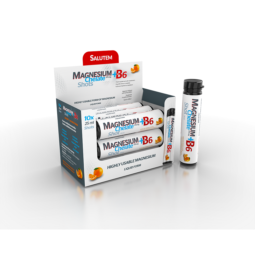 SALUTEM Magnesium Chelate + B6 orange ampule 10 x 25 ml