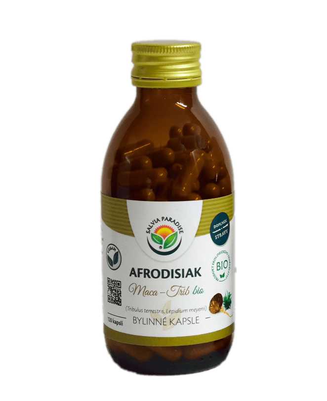 SALVIA PARADISE Afrodisiak Maca - Trib kapsle BIO 120 kapslí