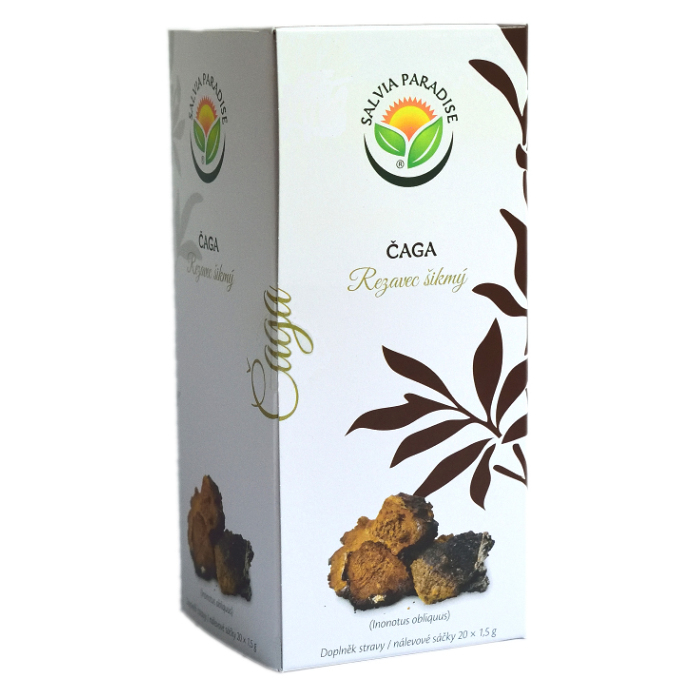 SALVIA PARADISE Čaga rezavec šikmý n. s. 20 x 1,5 g