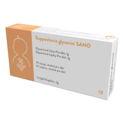 SANO Classic glycerinové čípky 1g 5 kusů