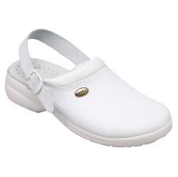 SANTÉ Bílý pantofel s chráněnou špičkou, Velikost obuvi: 39