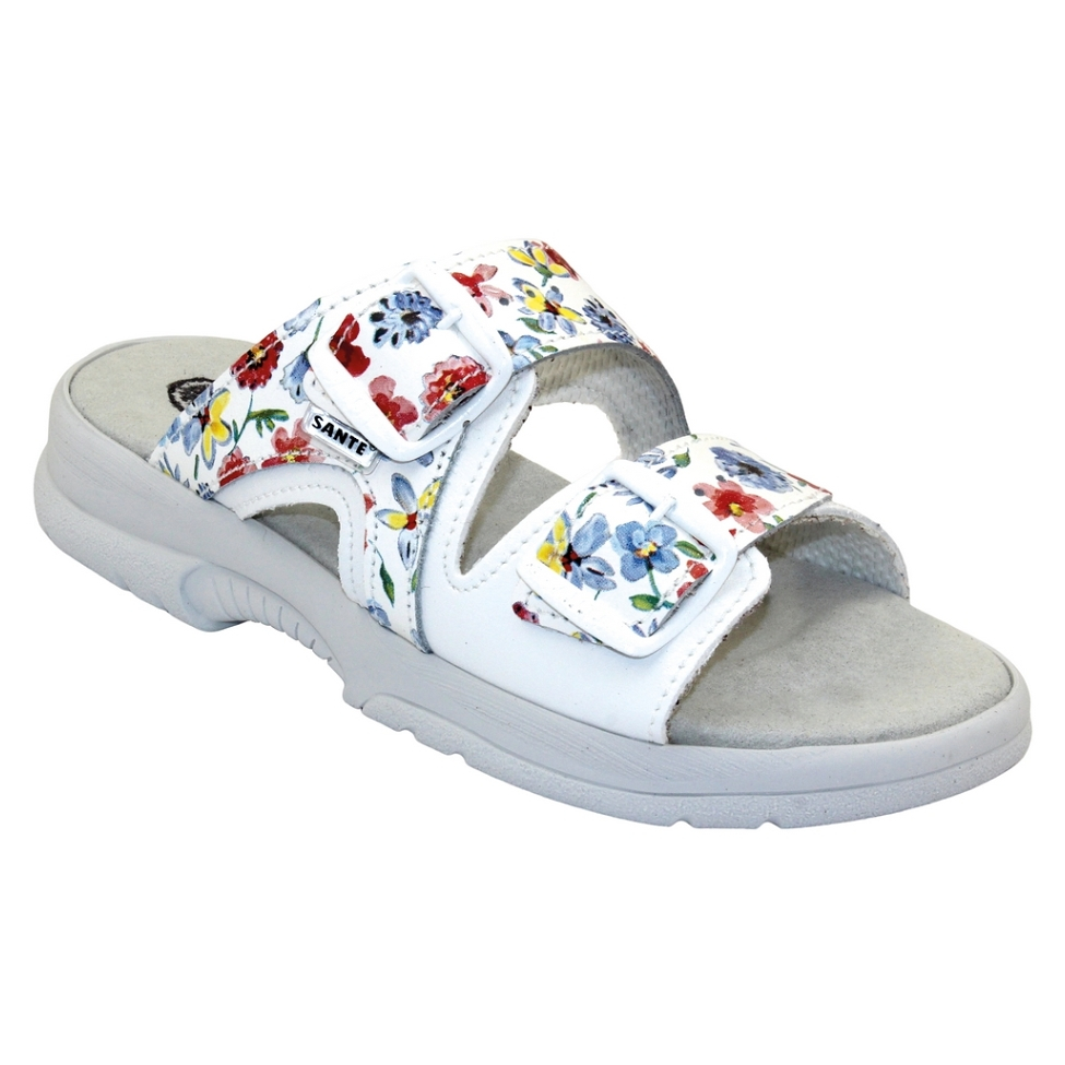 SANTÉ Dámské pantofle bílé, Velikost obuvi: 38