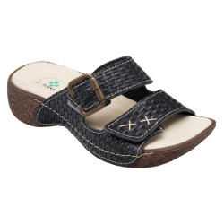 SANTÉ Dámské pantofle černé, Velikost obuvi: 37