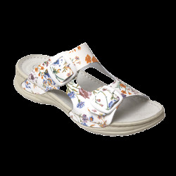 SANTE Dámské pantofle D/10/FLORA BÍLÁ v.41