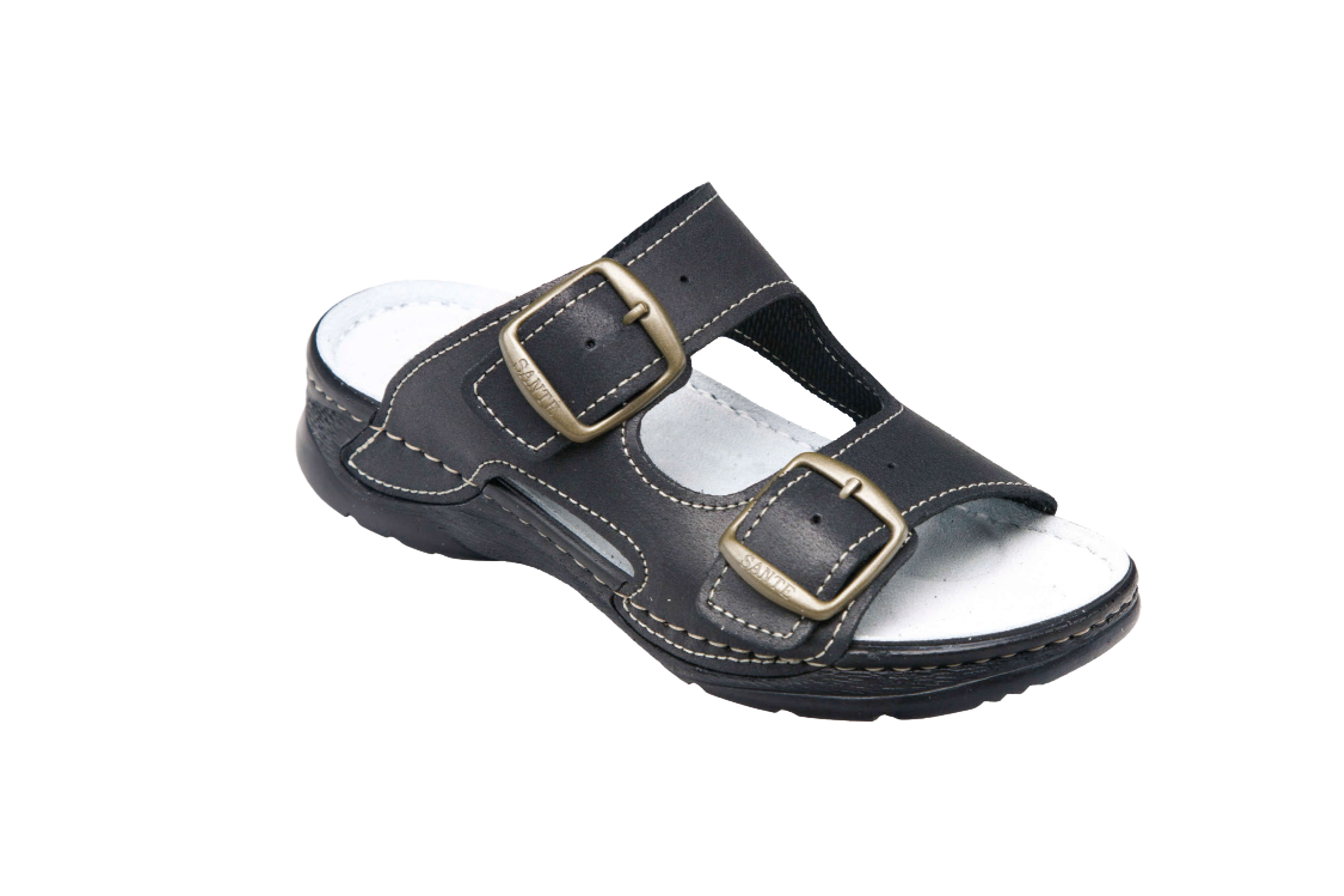 SANTE Dámský pantofel D/10/60/CP Černá v.38