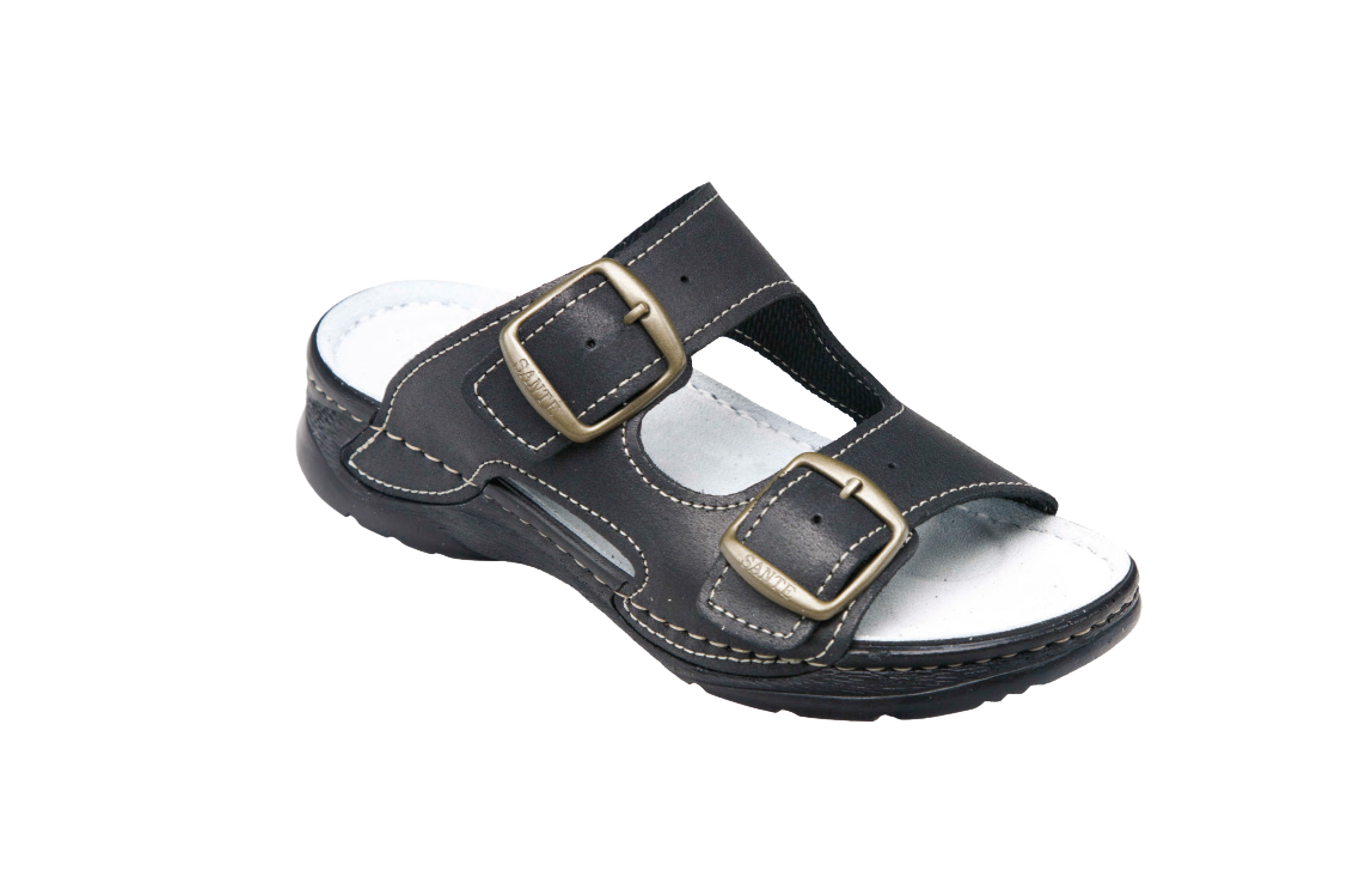 SANTE Dámský pantofel D/10/60/CP Černá v.39