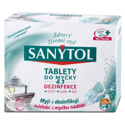 SANYTOL Tablety do myčky 4v1 s dezinfekcí 40 ks