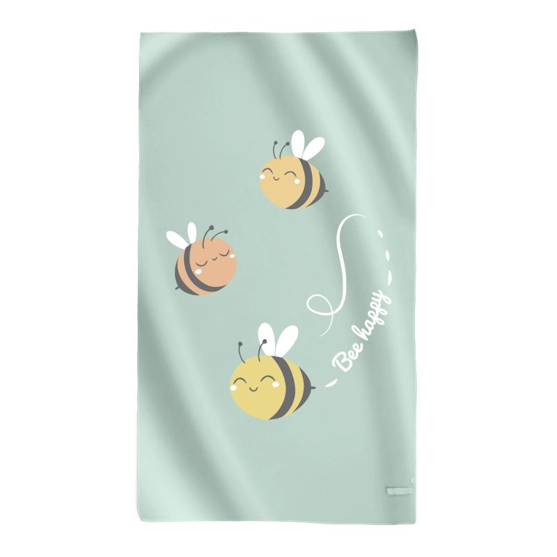 Saro Baby mikrovláknová osuška 90x160cm Bee Happy