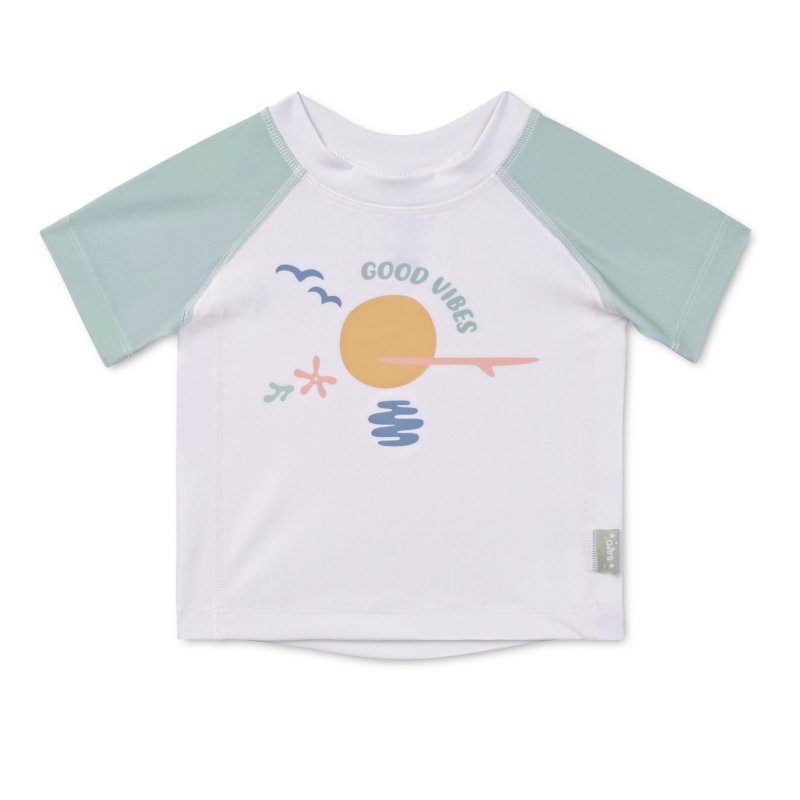 Saro Baby plavecké tričko s UV ochranou (3-6m) Good Vibes