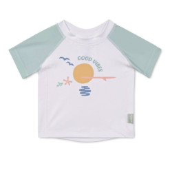 Saro Baby plavecké tričko s UV ochranou (3-6m) Good Vibes