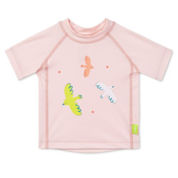 Saro Baby plavecké tričko s UV ochranou (3-6m) Tropicool Pink
