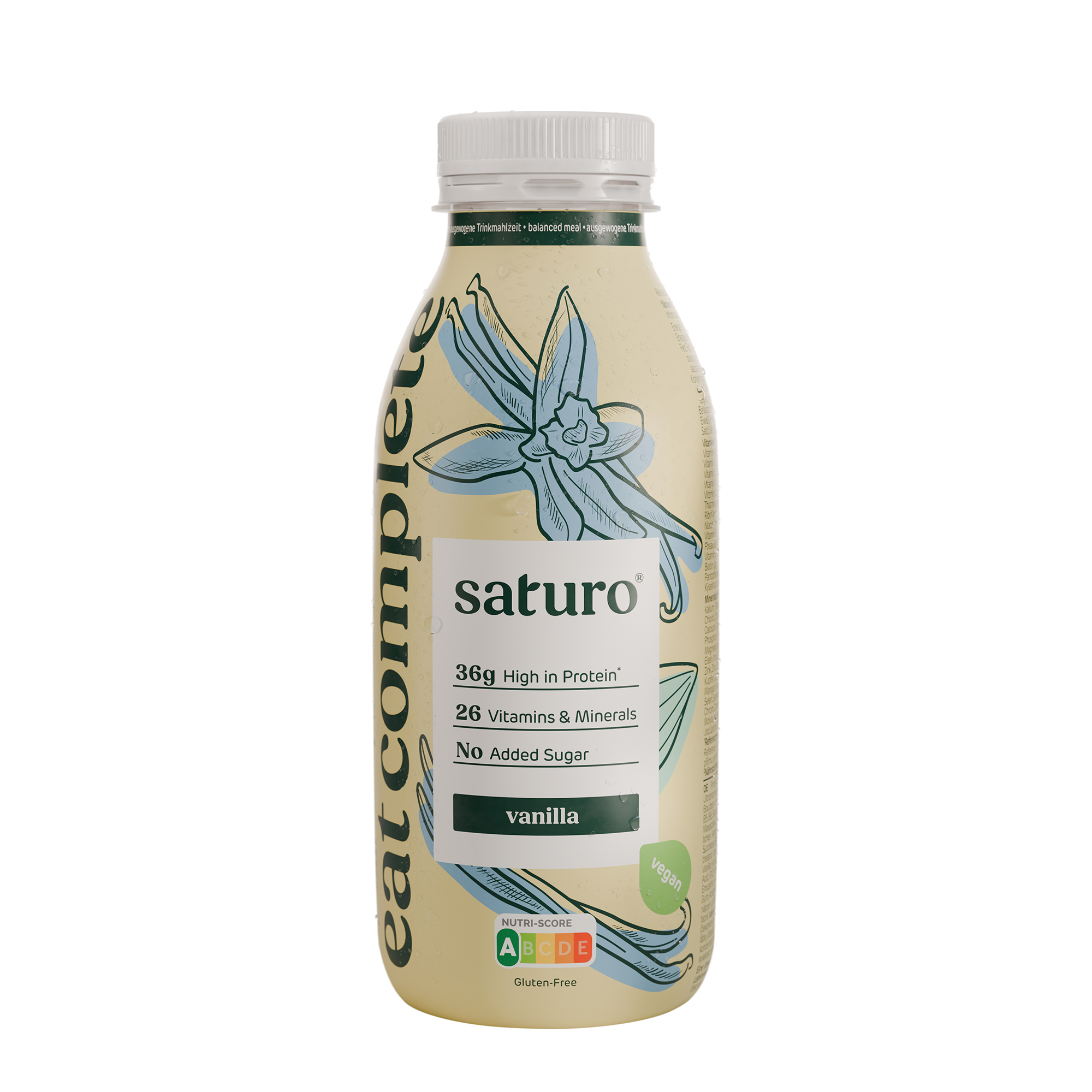 SATURO Eat Complete Vanilka 400 ml