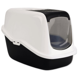 SAVIC Toaleta Nestor bílo-černá 56x39x38,5cm