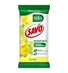 Savo Dezinfekční čisticí ubrousky Citron 30 ks