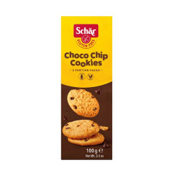 SCHÄR Choco chip cookies sušenky s kousky čokolády bez lepku 100 g