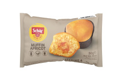 SCHÄR Muffin Apricot muffin plněný meruňkovou marmeládou bez lepku 50 g