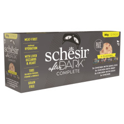 SCHESIR After Dark Paté Variety konzervy pro kočky 12x80 g