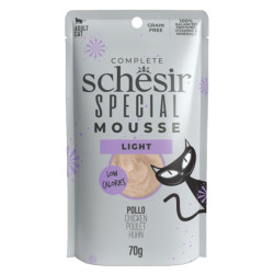 SCHESIR Special Light kapsička pro kočky kuře pěna 70 g