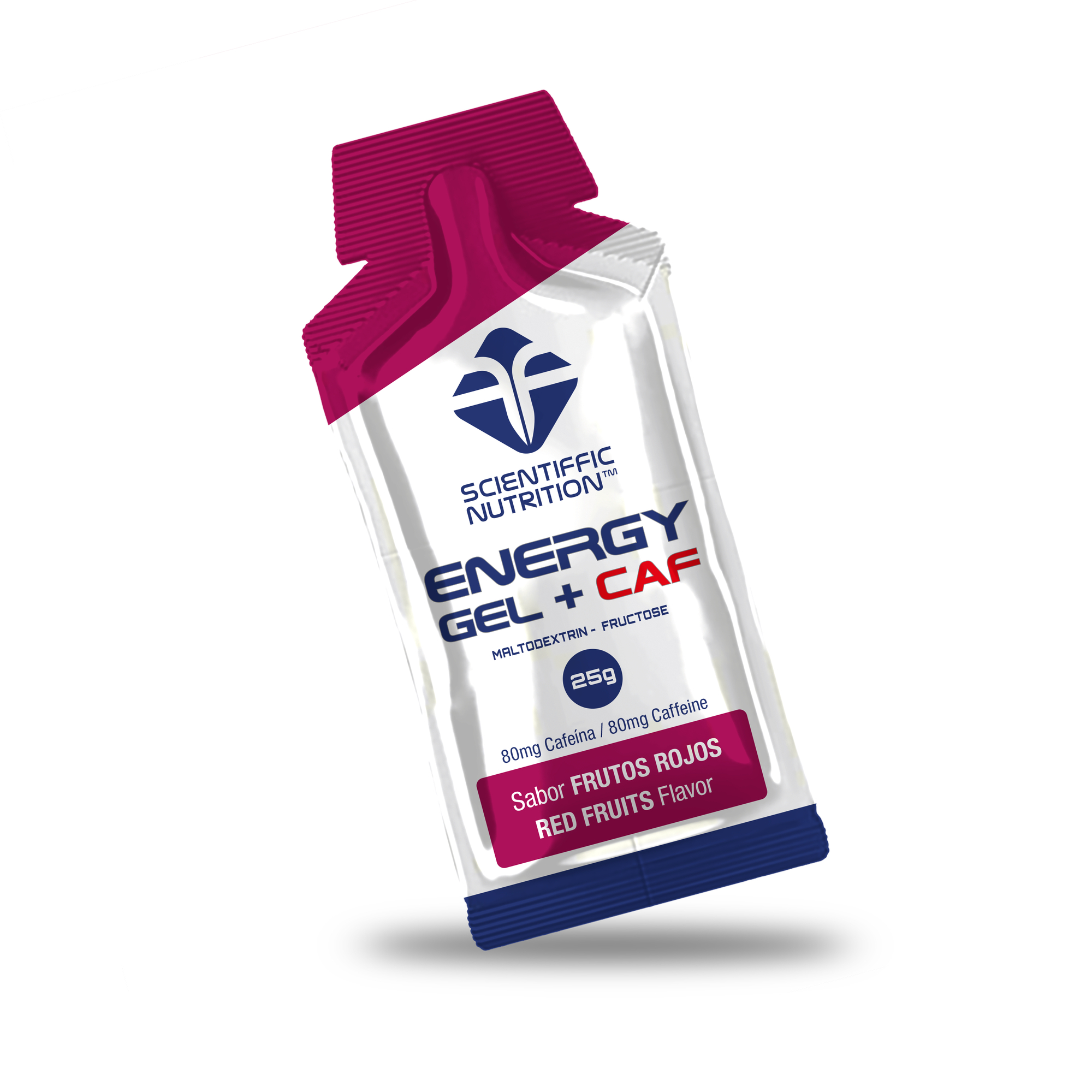 Scientiffic Nutrition Energetický gel s kofeinem 25 g (červené ovoce)