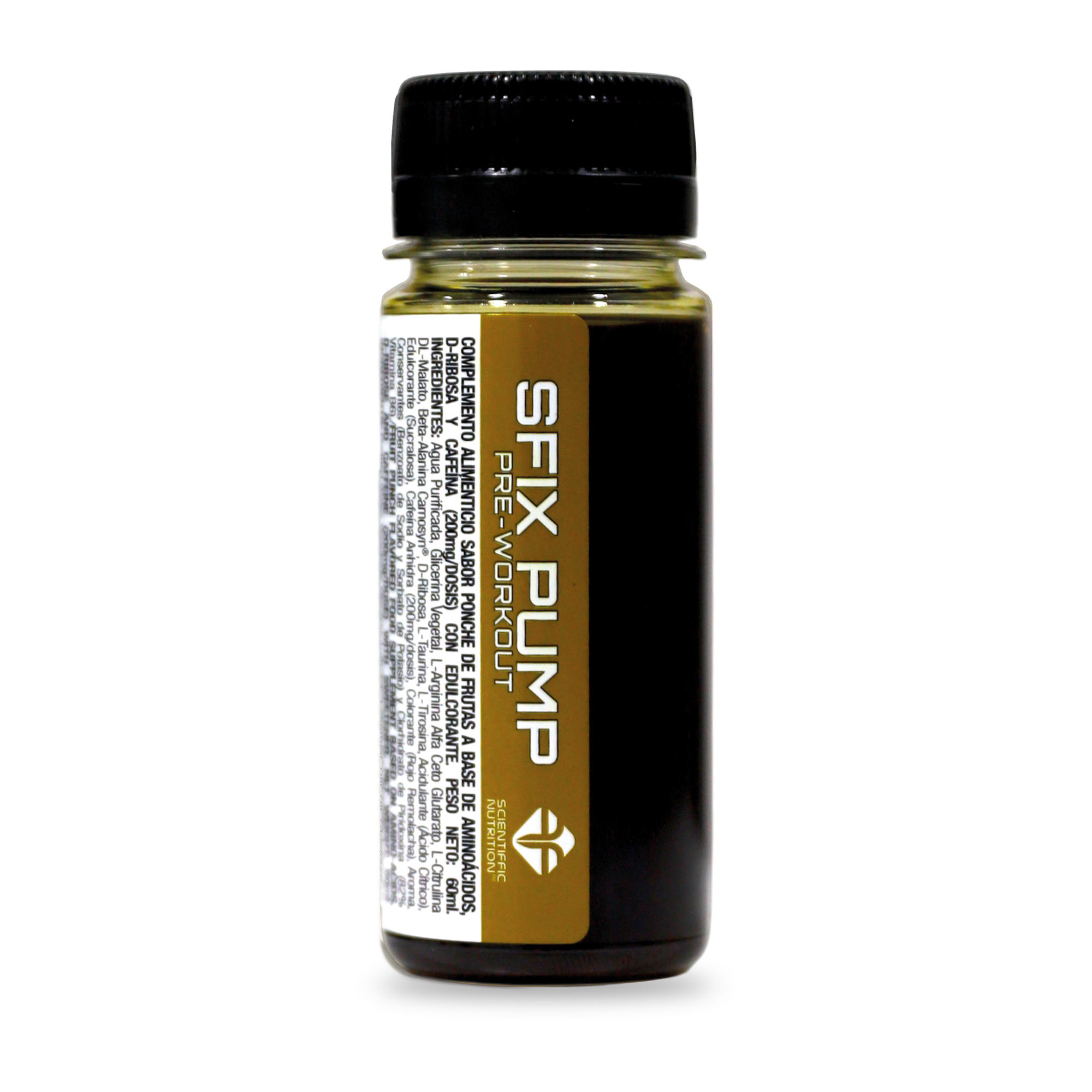 Scientiffic Nutrition SFIX PUMP tréninkový booster shot 60 ml (červené ovoce)